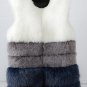 XS-3XL plus size Winter New fashion brand Fake fox fur jacket women\'s warm stitching color thicker