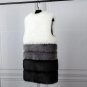 XS-3XL plus size Winter New fashion brand Fake fox fur jacket women\'s warm stitching color thicker