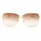 High Quality Women Brand Designer Sunglasses Summer Luxury D frame Shades Glasses gradient lenses su