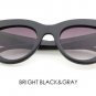 Retro Thick Frame Cat Eye Sunglasses Women Ladies Fashion Brand Designer Mirror Lens Cateye Sun Glas