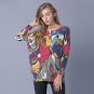 2018 NEW Spring Autumn Sweater Women Top Graffiti Art Print Knitted Sweaters Casual Plus Size Fashio