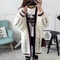 2017 Spring Women Long Sweater Coat Loose Long Sleeve Knitted Cardigans Female Hollow Out Crochet Pl