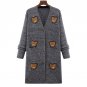 Plus Size Long Cardigan Sweater Coat 4Xl 5Xl Women Korean Sweaters Autumn 2017 Tricot Marled Knitwea