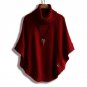 womens capes and ponchoes 2015 new arrival women shawl cape coat bat sleeve turtleneck sweater autum