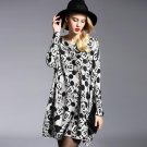 Plus Size Sweater 2017 Women Mickey Knitted Sweater Long Sleeve Cartoon Print Loose Sweater 3Color