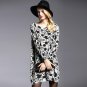 Plus Size Sweater 2017 Women Mickey Knitted Sweater Long Sleeve Cartoon Print Loose Sweater 3Color