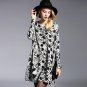 Plus Size Sweater 2017 Women Mickey Knitted Sweater Long Sleeve Cartoon Print Loose Sweater 3Color
