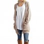 2018 Autumn Women Boho Open Front Chunky Warm knitted Cardigans Winter Plus Size Causal Pattern Long