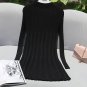 Women Sweaters And Pullovers 2016 Runway Autumn Knitted Casual Loose Long Sweater Turtleneck Dress T