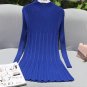 Women Sweaters And Pullovers 2016 Runway Autumn Knitted Casual Loose Long Sweater Turtleneck Dress T