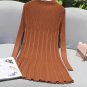 Women Sweaters And Pullovers 2016 Runway Autumn Knitted Casual Loose Long Sweater Turtleneck Dress T