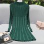 Women Sweaters And Pullovers 2016 Runway Autumn Knitted Casual Loose Long Sweater Turtleneck Dress T