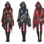 New Batwing Sleeve Big Plus Size Vintage Geometry Print Women Sweater Cape Lady Top Cardigan Tunic W