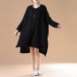 Women Sweater Plus Size Knitted Cotton High Street Striped Fashion Female Solid Oversize Split Wint