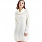 High Quality Women Oversized Sweater 2017 New Fashion Solid Color Knitted Pullovers Plus Size Turtle