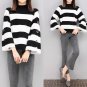 Plus Size 4XL 2017 Autumn New Women Solid Color Hollow Out Pullover Tops Losse Turtleneck Flare Slee