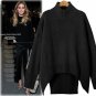 New Autumn Women Sweater Vestidos Plus Size Casual Loose Solid Turtleneck Knitted Pullovers Sweater