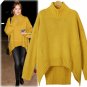 New Autumn Women Sweater Vestidos Plus Size Casual Loose Solid Turtleneck Knitted Pullovers Sweater
