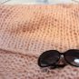 Plus Size Sexy Women Sweater Slash Neck Off Shoulder Loose Long Sleeve Pink Loose Women Knitted Swea
