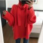 Plus Size Autumn Women Knitting Pullover 2017 Fashion Lace Up Green Bow Long Sleeve Loose Casual Jum