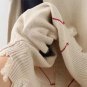 Autumn Cardigans Women Plus Size V-neck Casual Double Breasted Sweaters KKFY61