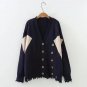 Autumn Cardigans Women Plus Size V-neck Casual Double Breasted Sweaters KKFY61