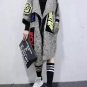Autumn spring winter loose casual plus size cardigan female 200 medium-long yarn women sweater outer