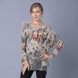 2018 New Arrivals Wool Sweater Women Graffiti Art Print Knitted Sweaters Casual Plus Size Fashion Ba