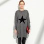 Winter Women\'s Knit Pullover Gray Sweaters Casual Elegant Plus Size O-Neck Female Long-sleeved Long