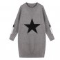 Winter Women\'s Knit Pullover Gray Sweaters Casual Elegant Plus Size O-Neck Female Long-sleeved Long