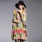 2017 Plus Size Loose Knitwear Women Print Sweater Tops Spring Autumn Long Sleeve Pullovers 3Color
