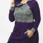 2017 Nextmia Fashion Plus Size Pullover Pockets Cable Knit Long Black Oversize Thick Autumn Sweater