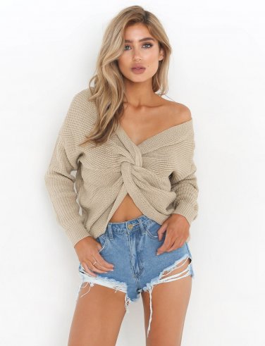 Winter Christmas Pullover V collar long sleeved knit sweater Plus Size Angora Sweater Cashmere Jerse