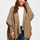 2017 Nextmia Brand Plus Size Scarf Collar Bat wing Sleeve Knit Cardigan Christmas Long Winter Sweate