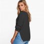 MY MAYAASOS 2017 Big Size Women Clothing Casual Sexy Solid Hollow Out Split Slim Sweater Warm Plus S