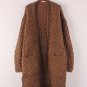 Women cardigan sweater Korean style 2017 autumn and winter female thick yarn loose plus size long de