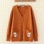 plus size XXXL V-neck Cardigans women loose sweaters 2018 casual ladies Pockets oversized knitwear c