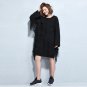 Plus Size Dresses Women Sweater Winter Oversized Thick Autumn Loose Solid Tassel Female Clothing Kni