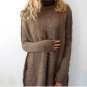 Women Sweaters And Pullovers 2018 long sleeved Sweater Turtleneck Knitted Plus Size vestido mujer pu