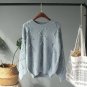 Autumn Winter Women Hairy Fluffy O Neck Tassels Knit Pullover Long Sleeve Thick Warm Female Knitwear