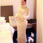 Uwback 2017 Winter Sweater Dress Women Plus Size Knitted Turtleneck Slim Winter Dresses Female Long
