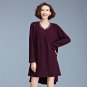 5xl plus big size women clothing 2016 spring autumn winter korean vestidos thin loose black red part