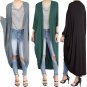 VS Women Red Open Stitch Cloak Trench Coats Autumn Batwing Full Sleeve Cardigan Knitted Sweater Loos