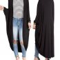 VS Women Red Open Stitch Cloak Trench Coats Autumn Batwing Full Sleeve Cardigan Knitted Sweater Loos