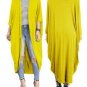 VS Women Red Open Stitch Cloak Trench Coats Autumn Batwing Full Sleeve Cardigan Knitted Sweater Loos