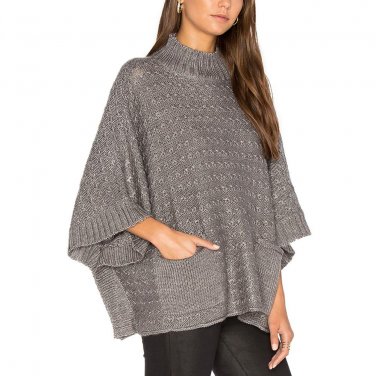 Bebovizi Plus Size Oversized Sweater Women 2017 Autumn Elegant Sweater Dress Loose Solid Pockets Pul