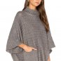 Bebovizi Plus Size Oversized Sweater Women 2017 Autumn Elegant Sweater Dress Loose Solid Pockets Pul