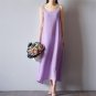 Summer Dress Solid Multi-Color Silk Cotton Spaghetti Strap Dresses Loose Sexy Slip Beach Party Dress