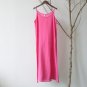Summer Dress Solid Multi-Color Silk Cotton Spaghetti Strap Dresses Loose Sexy Slip Beach Party Dress