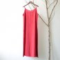 Summer Dress Solid Multi-Color Silk Cotton Spaghetti Strap Dresses Loose Sexy Slip Beach Party Dress